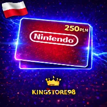 Карта Nintendo eShop 250zł PLN(Злотых) Польша