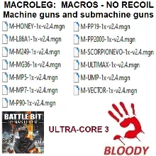 BattleBit remastered - ПП и пулемёты - макросы - bloody
