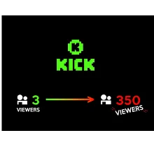 Kick Live Viewers Online \ Monthly Plan \ 💚 Best Prices 💚