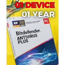 BitDefender Antivirus Plus 1 ПК, ключ  1 год