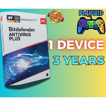 BitDefender Antivirus Plus 1 ПК, ключ на 3 года