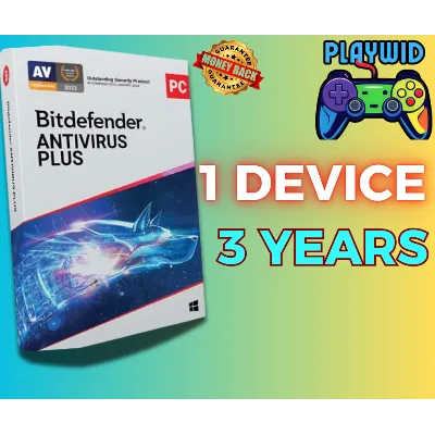 BitDefender Antivirus Plus 1 ПК, ключ на 3 года