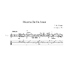 Historia De Un Amor (Карлос Альмаран) ноты для гитары