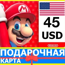 ⭐ Карта Nintendo eShop 45 USD USA США Нинтендо US