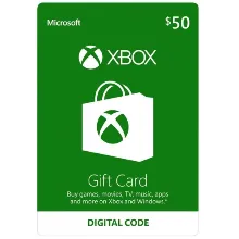 Xbox Microsoft Gift Card 50 USD (USA)