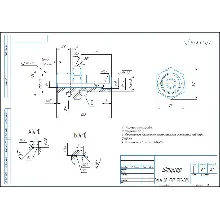Fitting M20x1.5; M16x1.5. Drawing of the detail of the