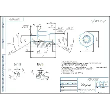 Union. Working drawing of the detail of the fitting in