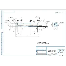 Union. Working drawing of the detail of the fitting in
