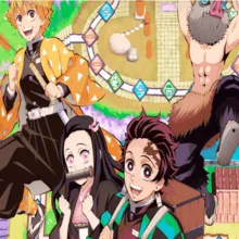 Demon Slayer Kimetsu no Yaiba Sweep Board | PS Турция