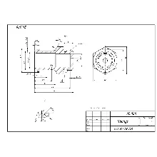 20.006 корпус. Рабочий чертеж детали в AutoCAD