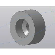 20.007 седло клапана. Трехмерная 3D-модель в компасе
