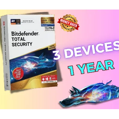Bitdefender Total Security 3 Device 1 Ключ. - irongamers.ru