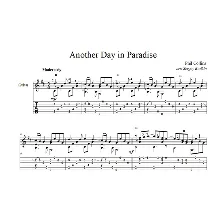 Another Day in Paradise (Фил Коллинз) ноты для гитары