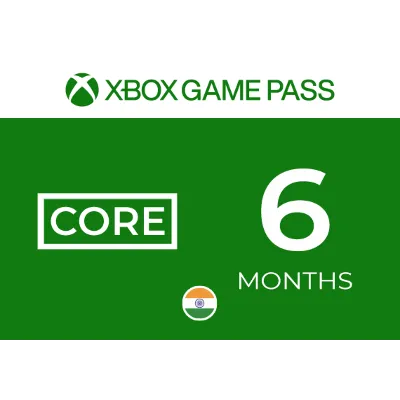 Xbox Game Pass Essential (Core) 6 Mont - India Gift Card