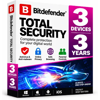 Ключ Bitdefender Total Security 3 на устройство на 3 го - irongamers.ru