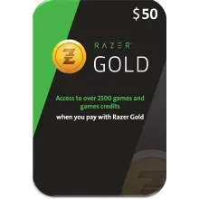 🪙Razer Gold 50$ PIN (Global)📟