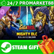 ⭐ GigaBash - Mighty DLC: R.O.J.A.K & Balzarr STEAM GIF