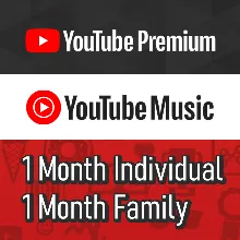 ⭐YouTube Premium Music Семейная Индивидуальная подписка