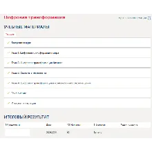Цифровая трансформация.Итоговый тест Синергия/МТИ 2024г