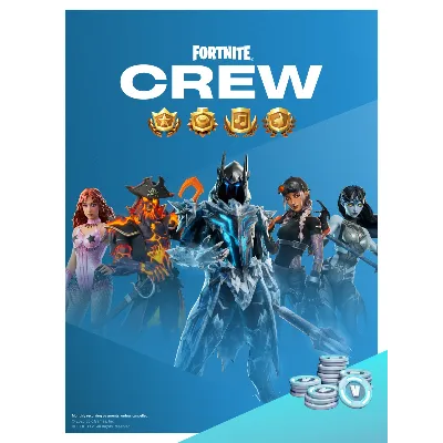 CREW 6 Месяц (Отряд=Боевой пропуск +1000 V-Bucks⏭ - irongamers.ru