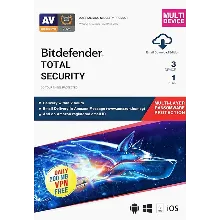 Bitdefender Total Security 1 Устройства 1 год Лице