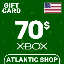 ⭐ Карта Пополнения Xbox 70$ (USD) США
