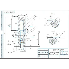 Drawings of hinges for gates in the compass program