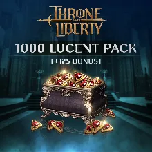 THRONE AND LIBERTY - 1,000 Lucent Pack (+125 Bonus)