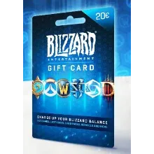 КЭШБЕК 3% Blizzard Gift Card 20-50 ЕВРО