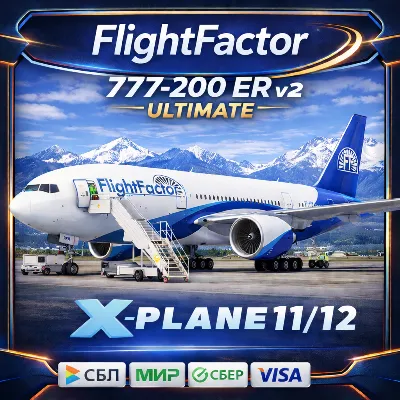 Flight Factor Boeing 777-200ER v2 Ultimate XP11/12 - irongamers.ru