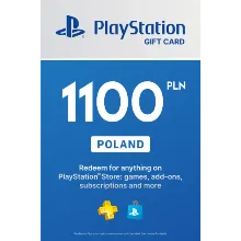 🎁 PSN Poland recharge card for 1100 zl (PLN) 🔥