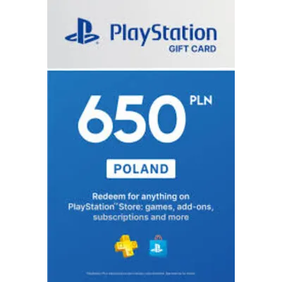 PSN Польша карта пополнения на 650 zl (PLN) - irongamers.ru
