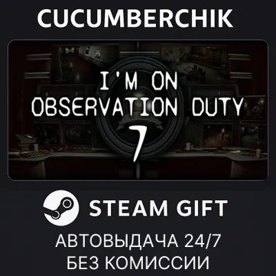 I'm on Observation Duty 7 STEAM GIFT AUTO RU+МИР - irongamers.ru