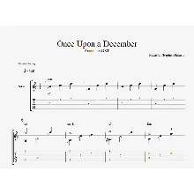 Once Upon a December - из м/ф Анастасия