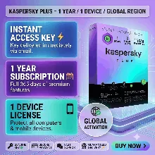 Kaspersky Plus 2026 | 1 PC / 1 Year | KEY [INDIA] Activation Key