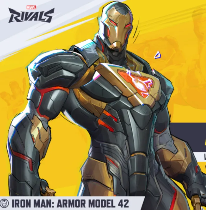 Marvel Rivals Iron Man Model 42 скин Ключ