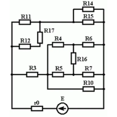 Задача 011013-0113-0001 (решение от ElektroHelp). Расчет цепи постоянного тока.