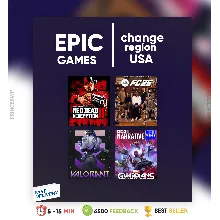 Смена региона Epic Games на США epicgames