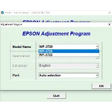 Сброс Epson WF3720 WF3723 Adjustment Program