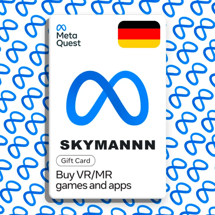 META QUEST GIFT CARD ПОПОЛНЕНИЕ Oculus ГЕРМАНИЯ