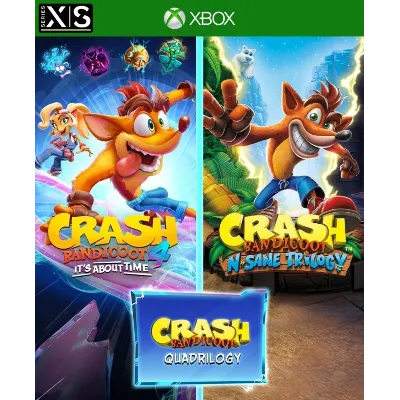 ⭐ N. Sane Trilogy +Crash Bandicoot 4 Time Xbox One X|S - irongamers.ru