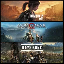 The Last of Us Part I + Days Gone + God of War | STEAM | OFFLINE