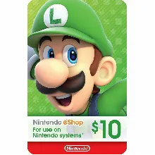 Карта пополнения Nintendo eShop 10$ USA США