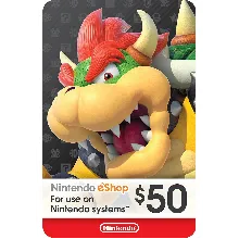 Карта пополнения Nintendo eShop 50$ USA США
