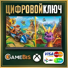 Набор Crash Team Racing Nitro-Fueled + Spyro XBOX