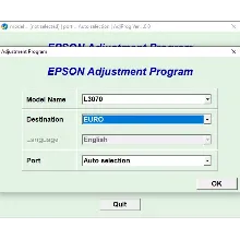 Сброс Epson L3050 L3070 Adjustment Program
