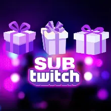 TWITCH ПОДАРОЧНАЯ ПОДПИСКА 1-3-6 МЕСЯЦЕВ ABTO