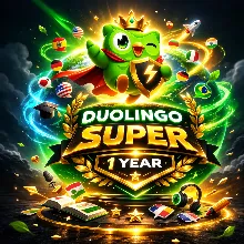 Duolingo Super 1 ГОД подписка на ваш аккаунт