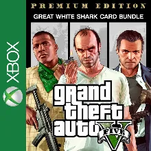 GTA V: Premium Edition + пл.карта «Белая акула» Xbox