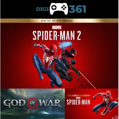 SPIDER-MAN 2 DELUXE + SPIDER-MAN 1 + GOW STEAM GLOBAL